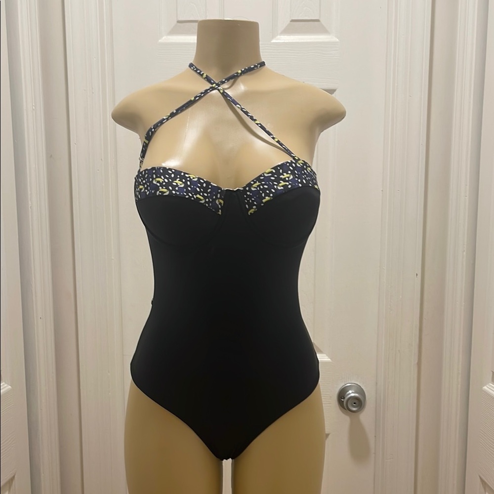 New never use Black Floral Women's Swimsuit